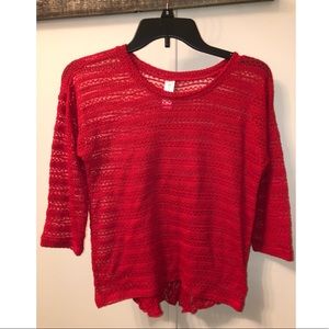 No Boundaries red sweater